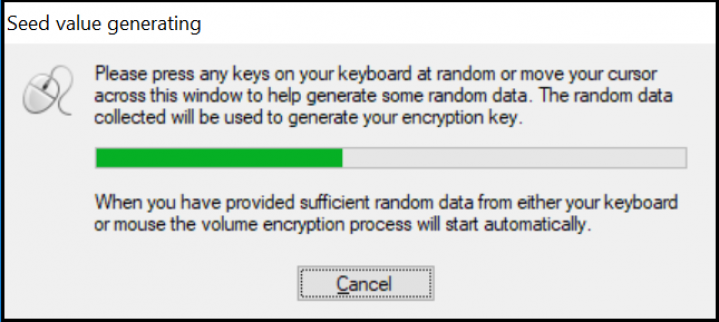 Screenshot Step 4 Encrypt with BestCrypt Volume Encryption
