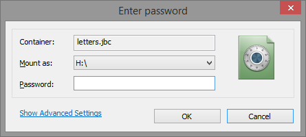 Enter Password dialog