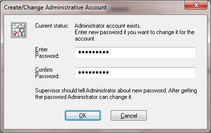 Change Administrator Password