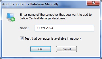 Adding Single Computer
