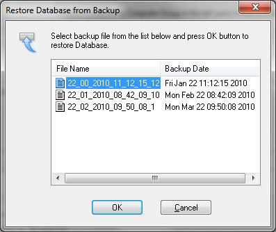 Restore Database