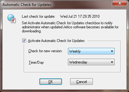 Automatic Update of Client Software