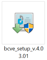 Download and begin setup BCVE DE -screenshot 1