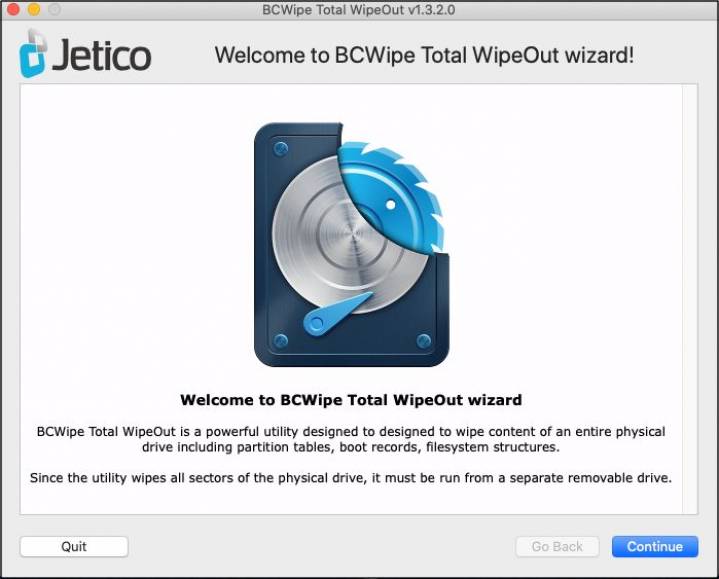 Screenshot wipe MacBook clean step2 T2 wizard Welcome