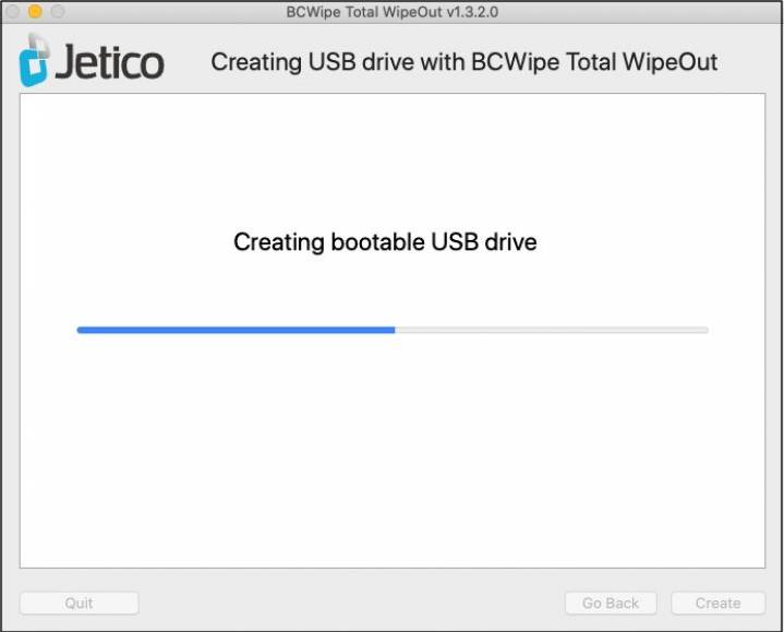 Screenshot wipe MacBook clean step4 T2 creating USB