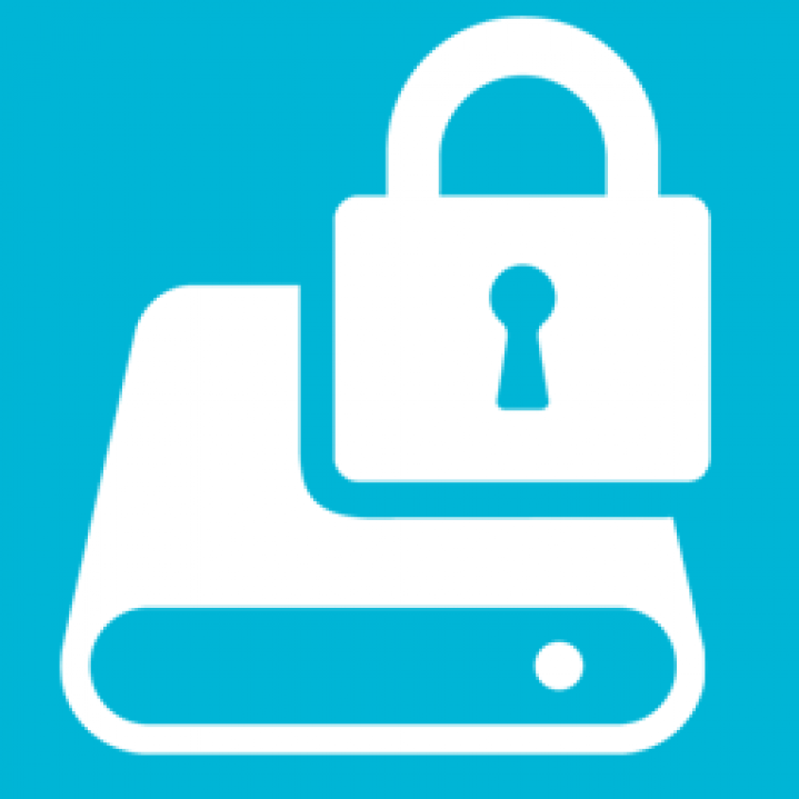 BestCrypt Volume Encryption icon with blue background