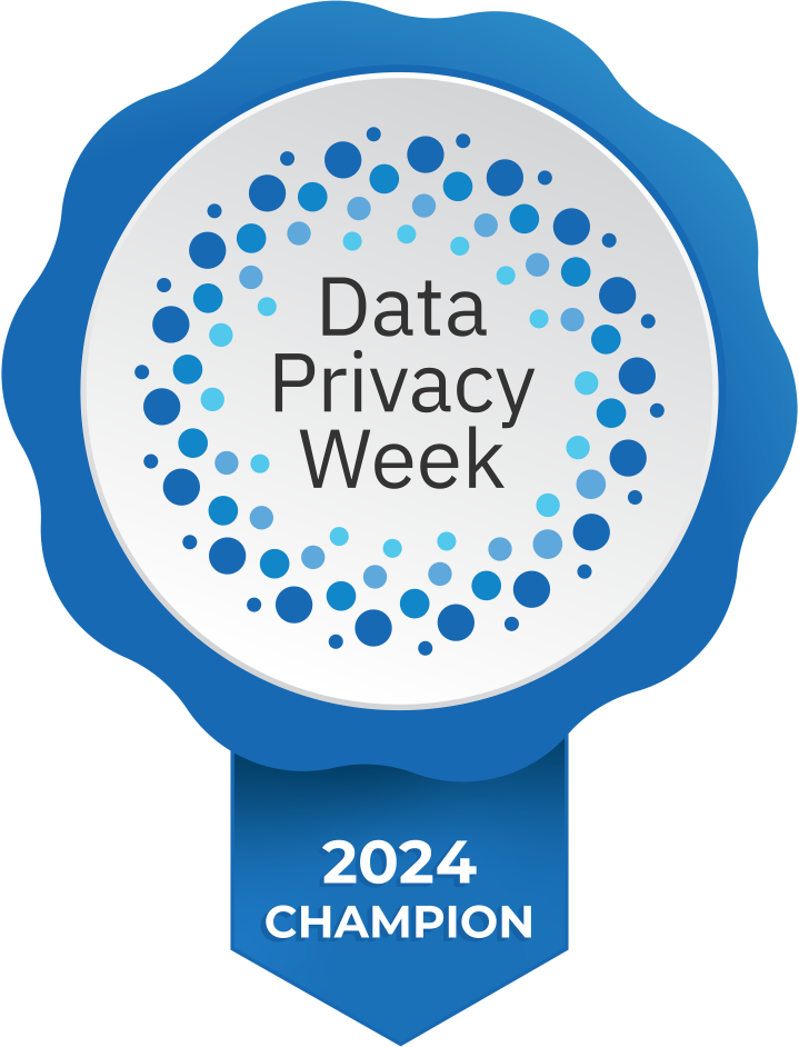 Badges proving Jetico to be a registered 2024 Data Privacy Week Champion