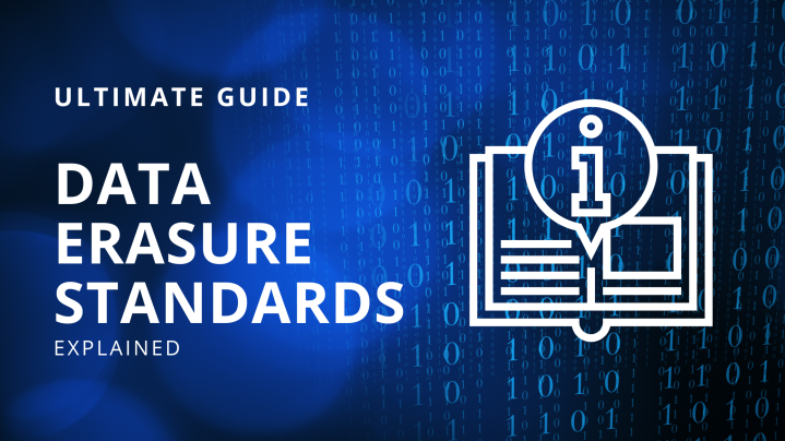 Image showing a guideline with written ultimate guideline for data erasure standards